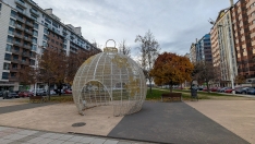 Decoración de Navidad en La Rosaleda