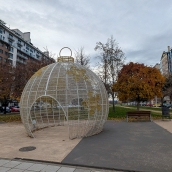 Decoración de Navidad en La Rosaleda