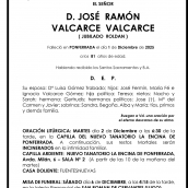 JOSÉ  RAMÓN  VALCARCE  VALCARCE 