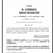 LORENZO  ARIAS BODELÓN