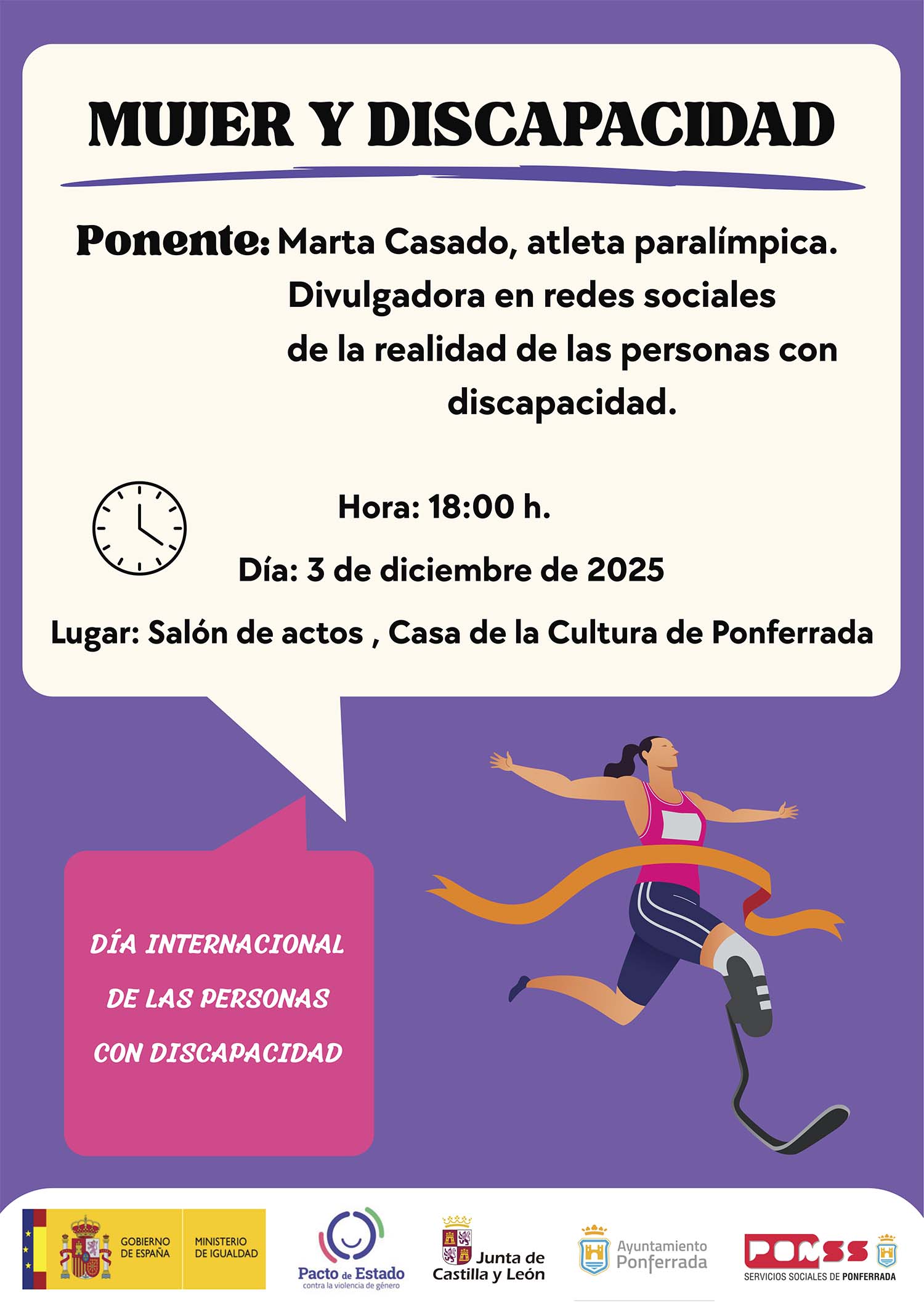 Cartel Dia Internacional Personas con Discapacidad 2025