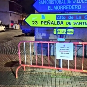 Cortado el acceso a Peñalba de Santiago