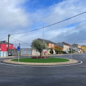 Rotonda acceso Toral de Merayo