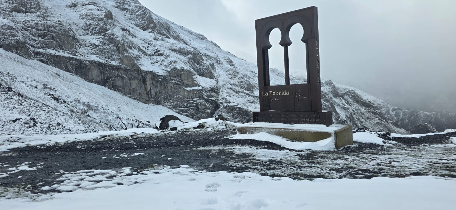 Nieve en el Mirador de la Tebaida (2)
