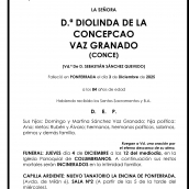 DIOLINDA DE LA CONCEPCAO VAZ GRANADO (CONCE)