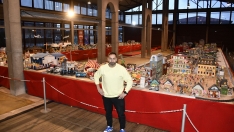 Belén de Playmobil en Ponferrada con Rober Oviedo