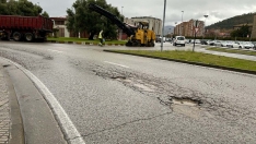 Rotonda de la av de la Libertad con av escritores