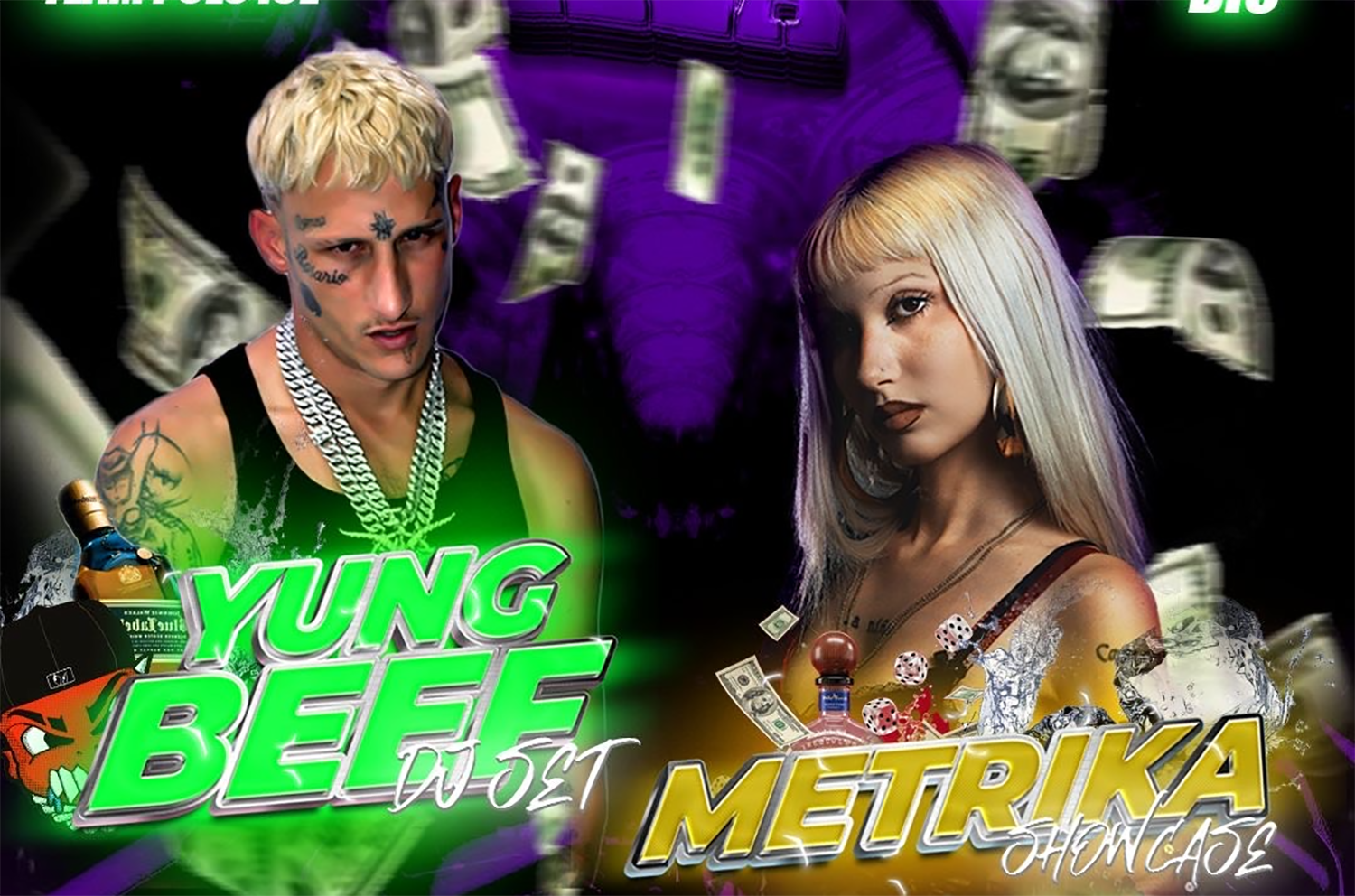 Cartel principal del Infierno Fest en Bembibre