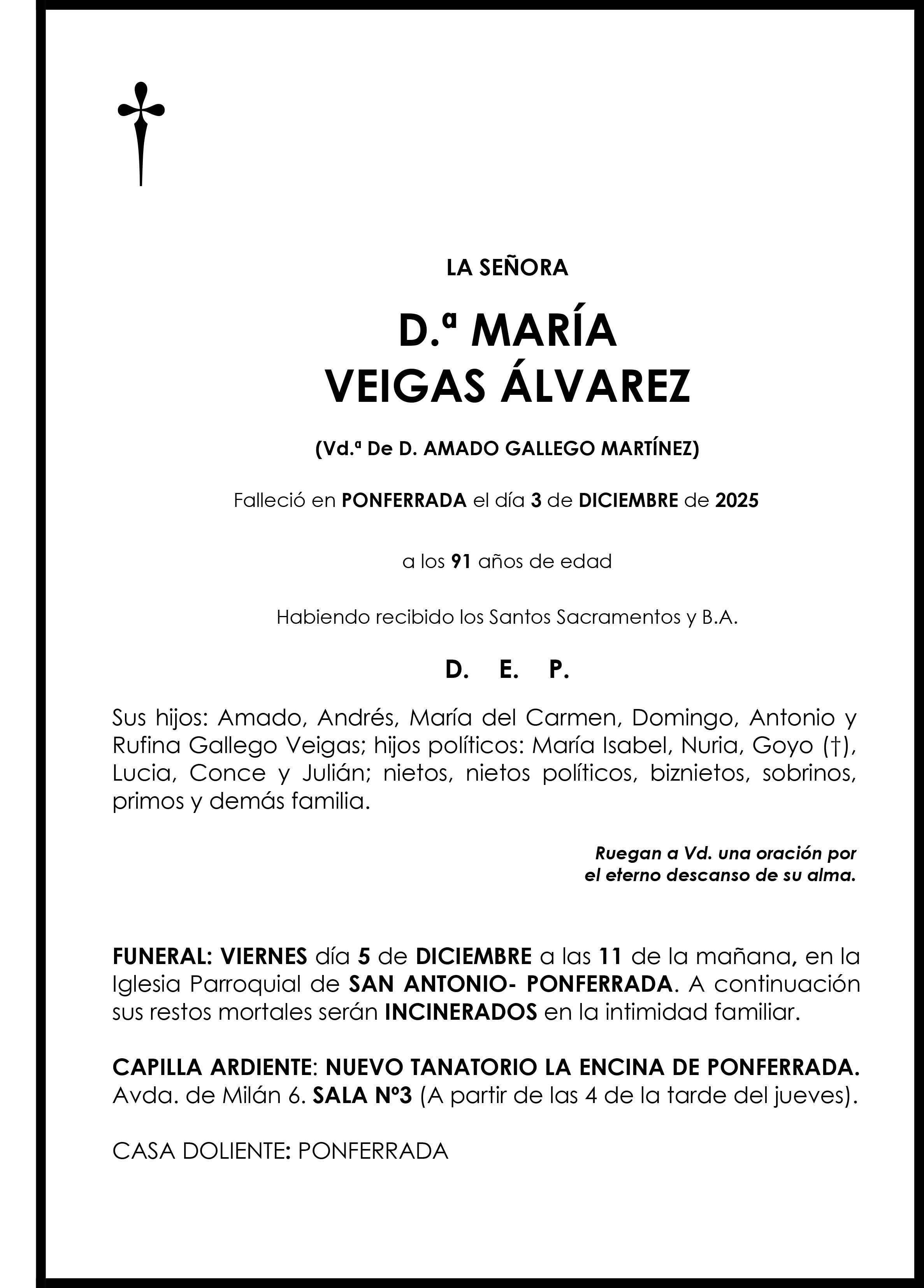 MARIA VEIGAS ALVAREZ