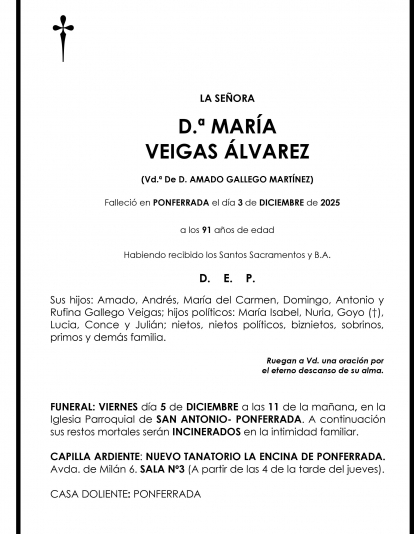 MARIA VEIGAS ALVAREZ