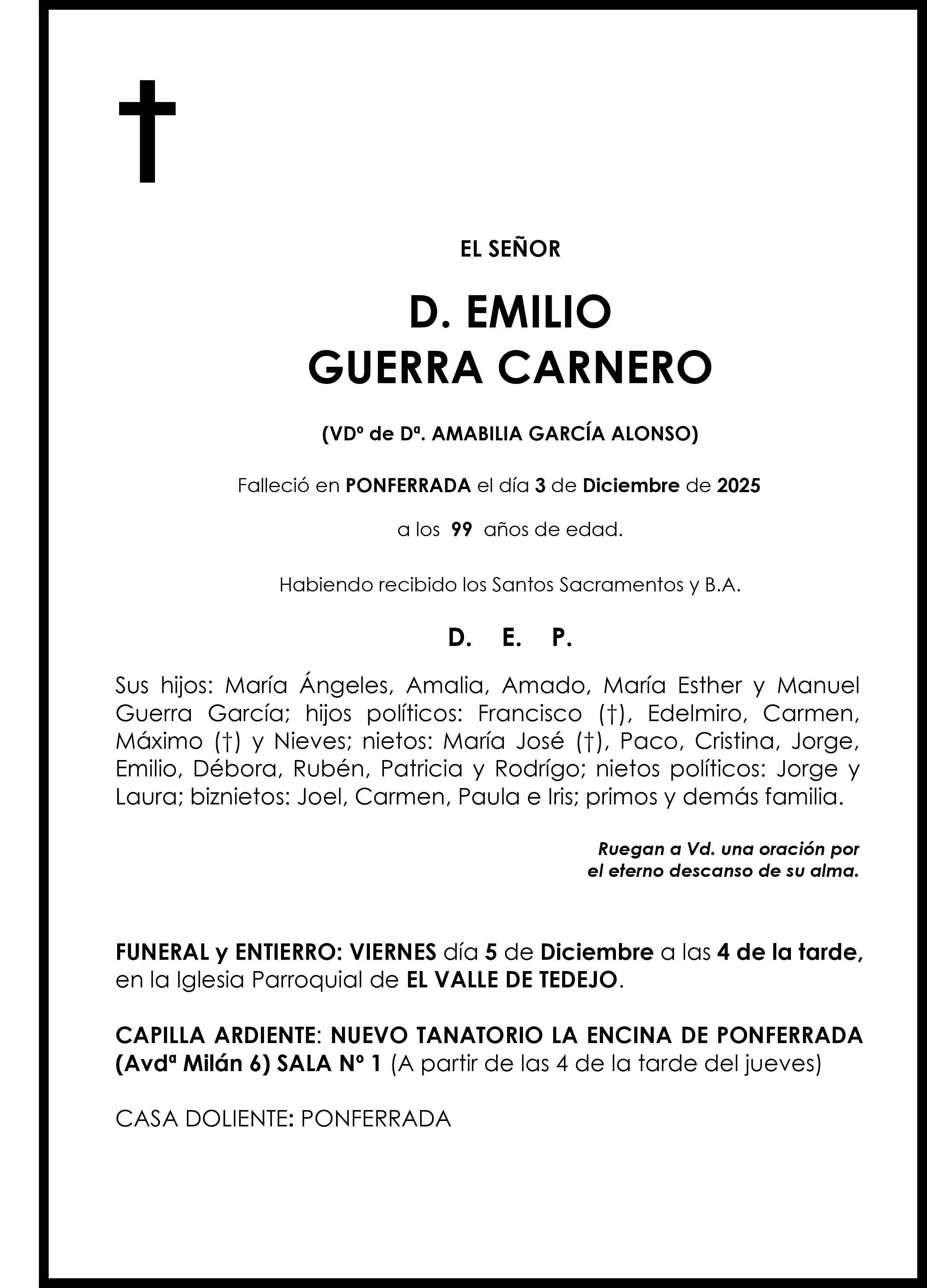 EMILIO GUERRA CARNERO