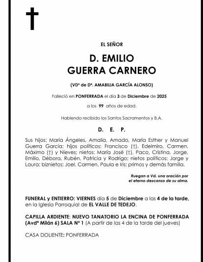 EMILIO GUERRA CARNERO