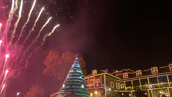 Encendido de las luces de Navidad del Palacio de Canedo (19)