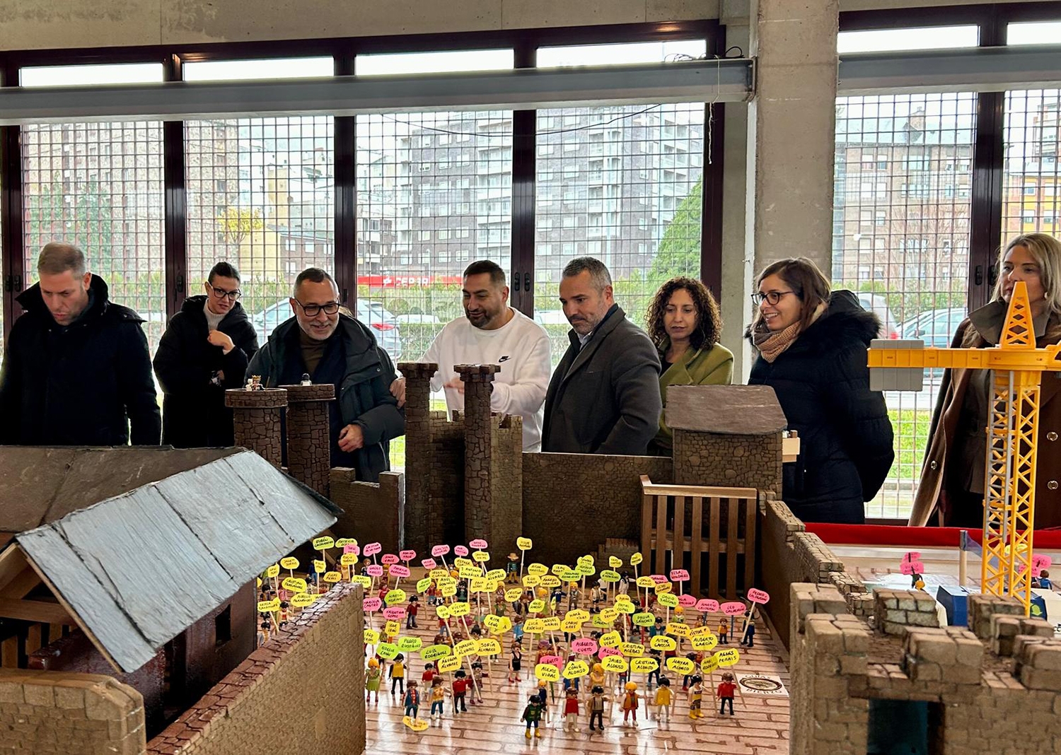 Inauguración del Belén de Playmobil