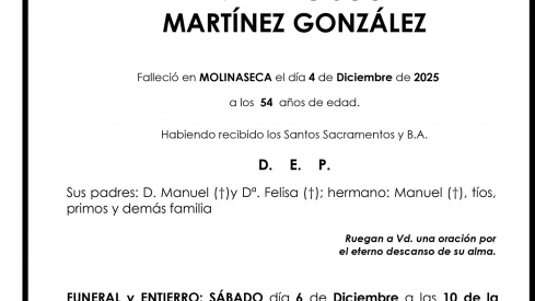 FRANCISCO MARTÍNEZ GONZÁLEZ FRANCISCO MARTÍNEZ GONZÁLEZ