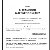 FRANCISCO  MARTÍNEZ GONZÁLEZ