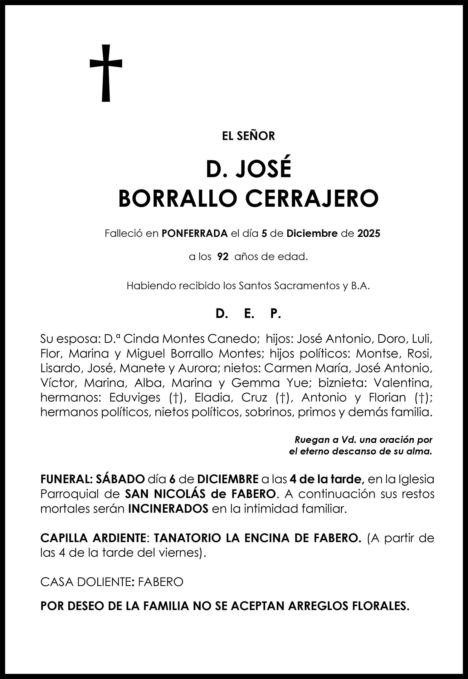 JOSÉBORRALLO CERRAJERO