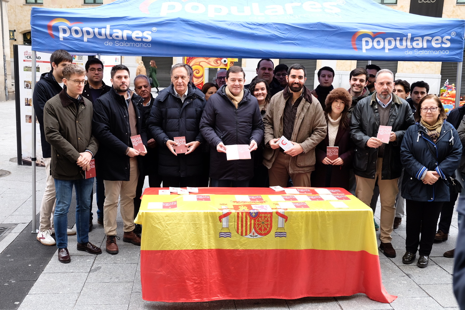El presidente del PPCyL participa en un acto por el Día de la Constitución Española en Salamanca | Jesús Formigo / ICAL 