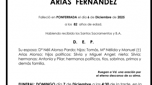 TOMÁS ARIAS FERNÁNDEZ