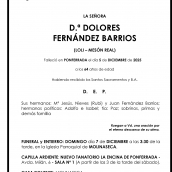 DOLORES FERNÁNDEZ BARRIOS (LOLI – MESÓN REAL)