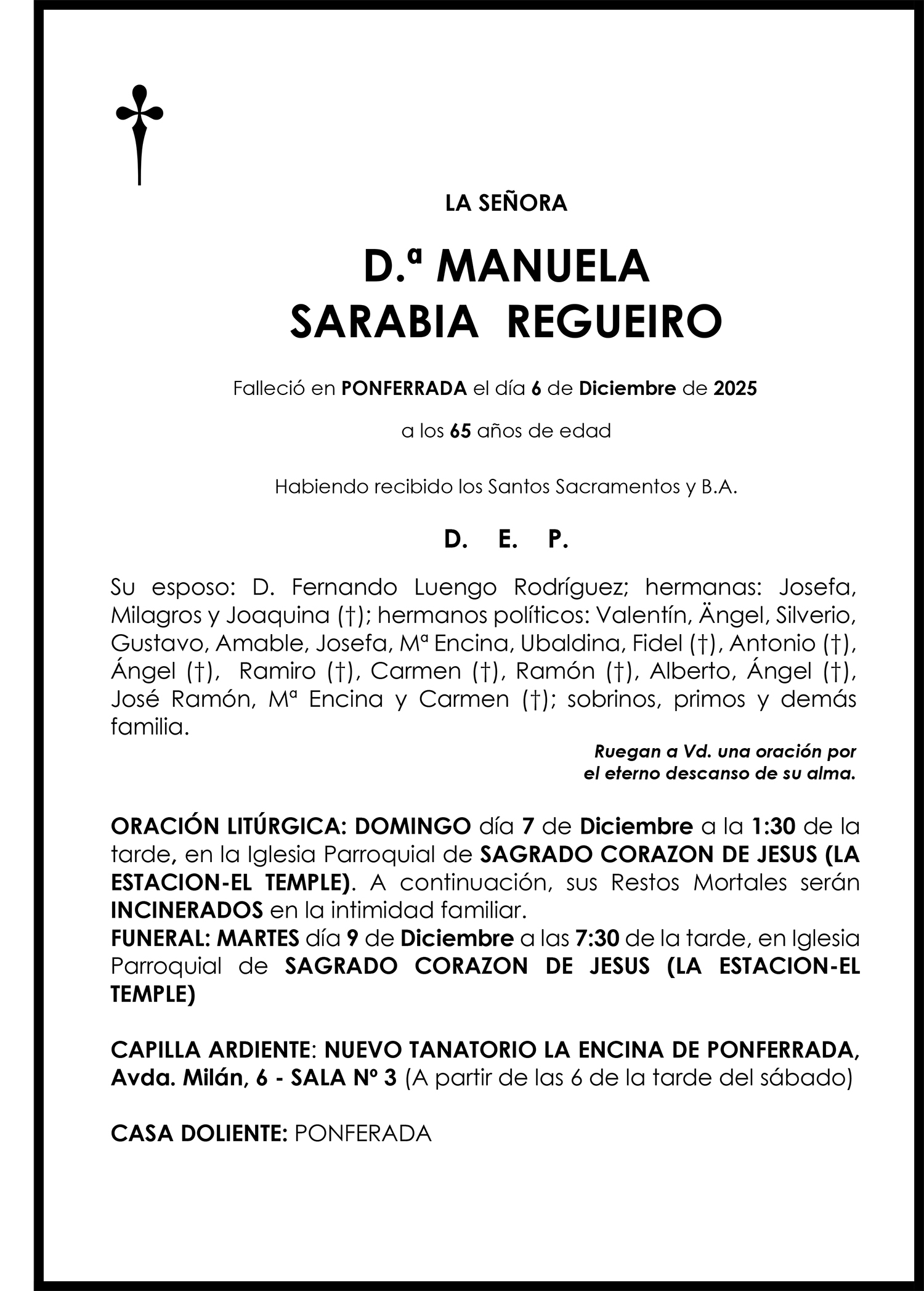 MANUELA SARABIA REGUEIRO