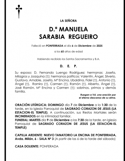 MANUELA SARABIA REGUEIRO