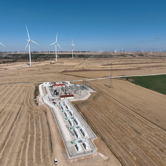 Batería de Iberdrola en Revilla Vallejera Batería de Iberdrola en Revilla Vallejera