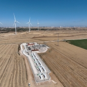 Batería de Iberdrola en Revilla Vallejera Batería de Iberdrola en Revilla Vallejera