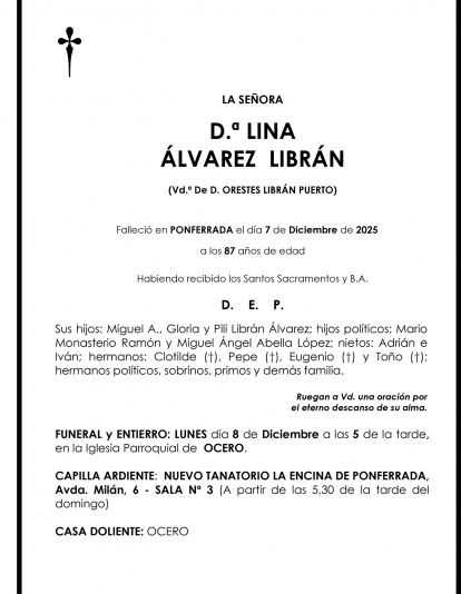 LINA ÁLVAREZ LIBRÁN