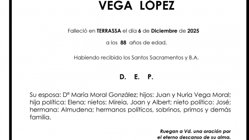 BELISARIO VEGA LÓPEZ