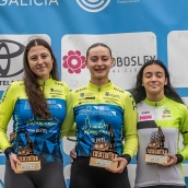 Las ciclistas bercianas Vega Albares y Paula Rincón completan un fin de semana de ensueño en la Copa Galicia Las ciclistas bercianas Vega Albares y Paula Rincón completan un fin de semana de ensueño en la Copa Galicia