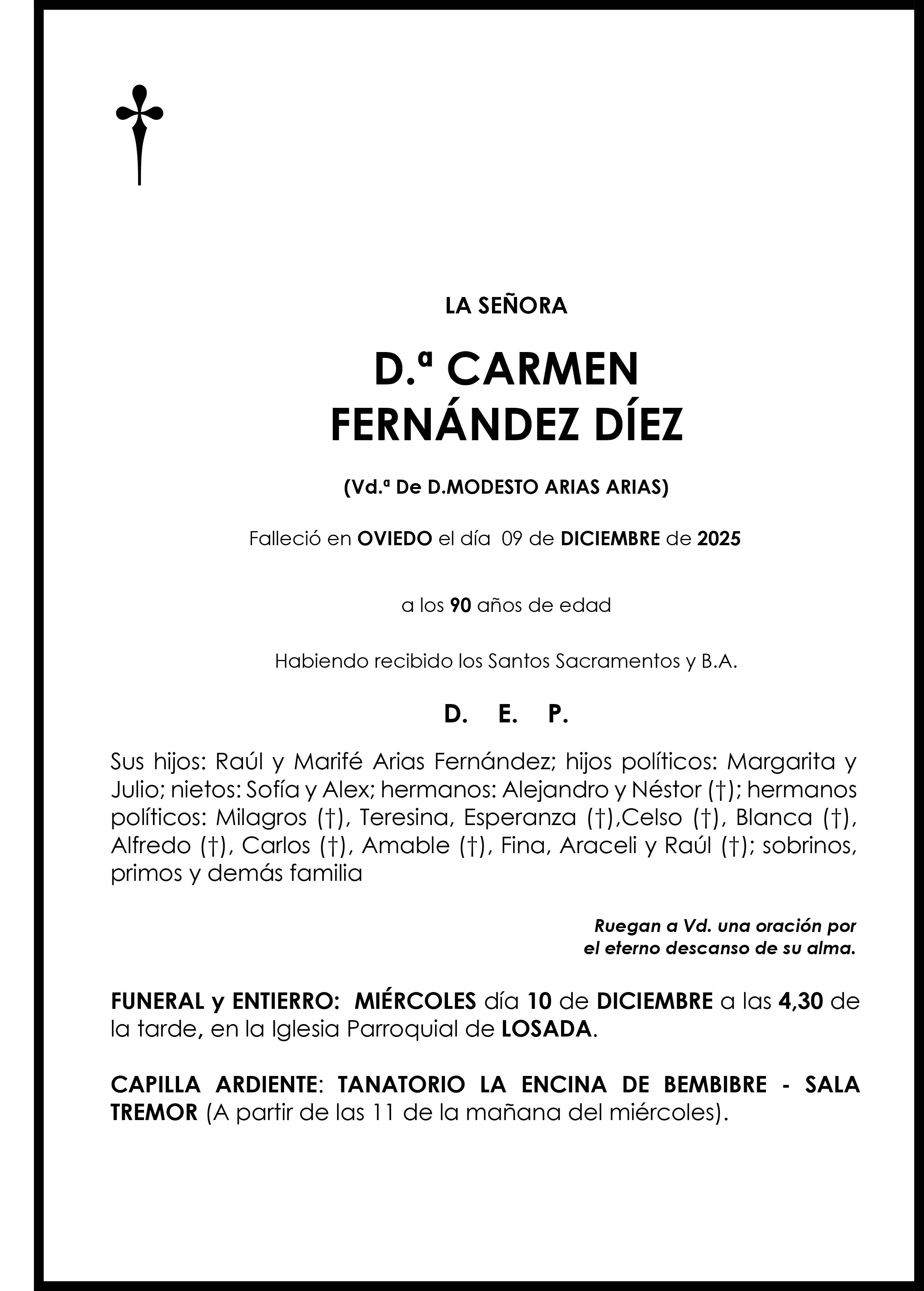 CARMEN FERNÁNDEZ DÍEZ