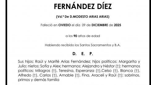 CARMEN FERNÁNDEZ DÍEZ CARMEN FERNÁNDEZ DÍEZ