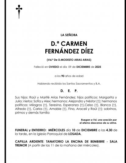 CARMEN FERNÁNDEZ DÍEZ