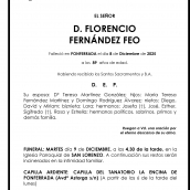 FLORENCIO FERNÁNDEZ FEO FLORENCIO FERNÁNDEZ FEO