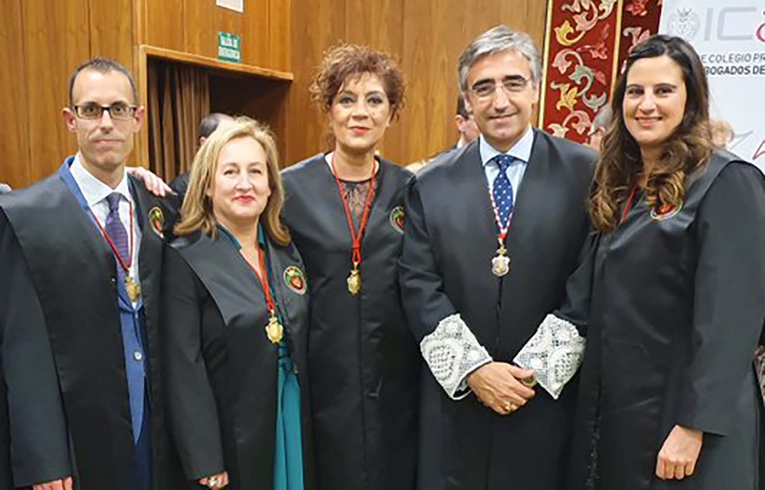 Ana Garnelo, primera por la derecha, en una imagen de archivo Ana Garnelo, primera por la derecha, en una imagen de archivo