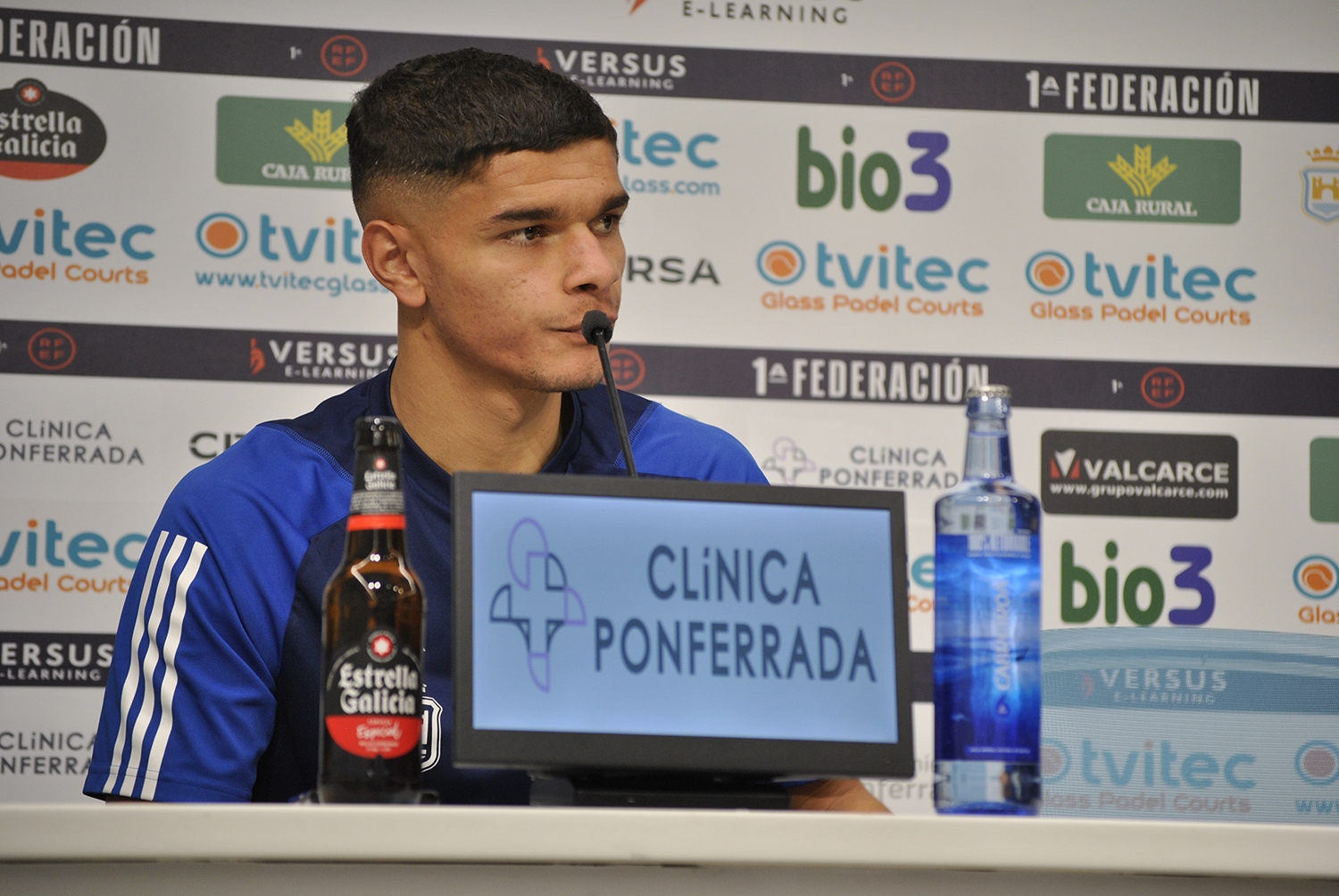 El jugador de la Ponferradina, Boris Moltenis El jugador de la Ponferradina, Boris Moltenis