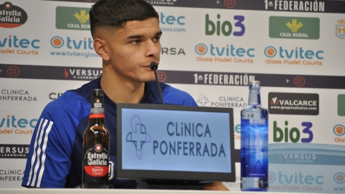 El jugador de la Ponferradina, Boris Moltenis El jugador de la Ponferradina, Boris Moltenis