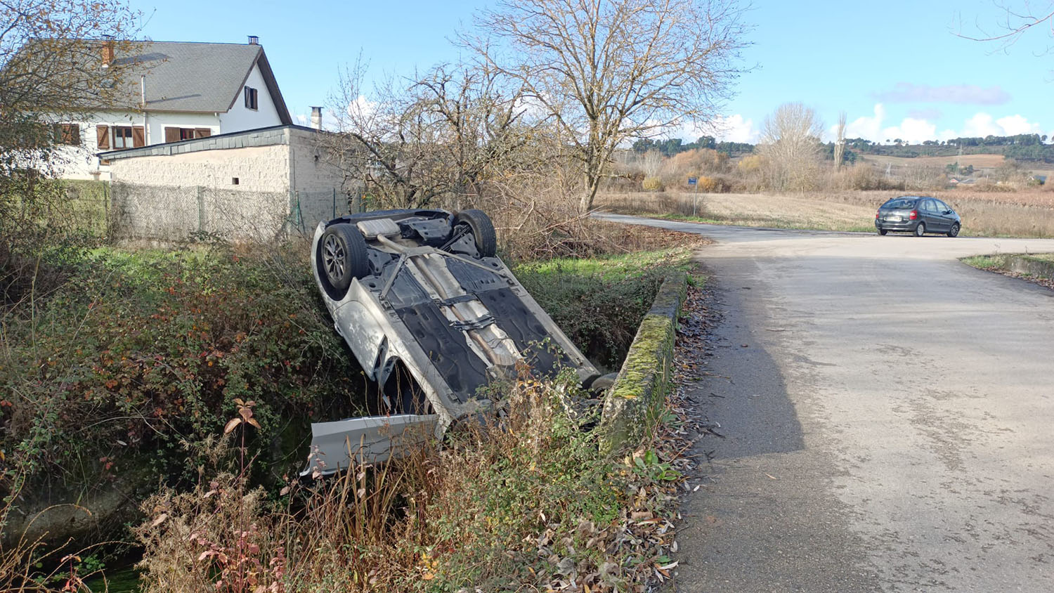 Accidente en Magaz de Abajo Accidente en Magaz de Abajo