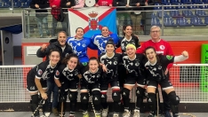 Bembibre Hockey Club tras su victoria Bembibre Hockey Club tras su victoria