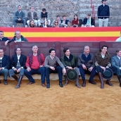 Javier Conde y Francisco D'Agostino junto a todo el cartel del festival 6,7,8,9 Javier Conde y Francisco D'Agostino junto a todo el cartel del festival 6,7,8,9