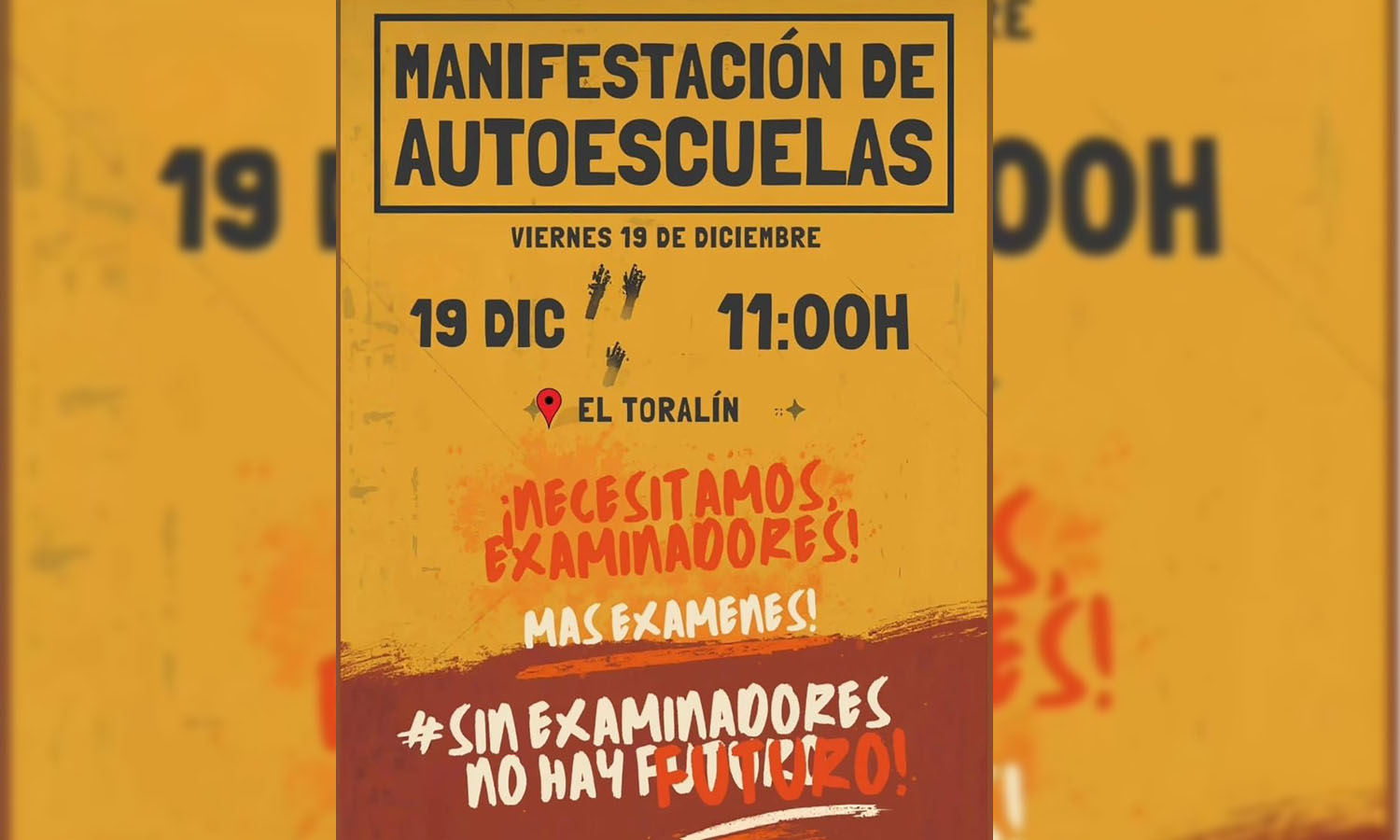 Manifestación de las autoescuelas del Bierzo Manifestación de las autoescuelas del Bierzo