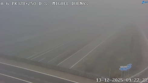 Bancos de niebla en San Miguel de las Dueñas Bancos de niebla en San Miguel de las Dueñas