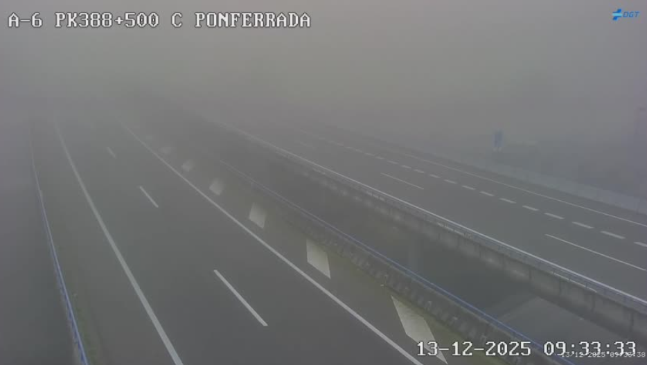 Bancos de niebla en Ponferrada Bancos de niebla en Ponferrada