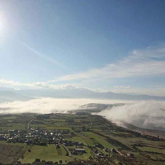 Imagen de archivo de cielo despejado en El Bierzo