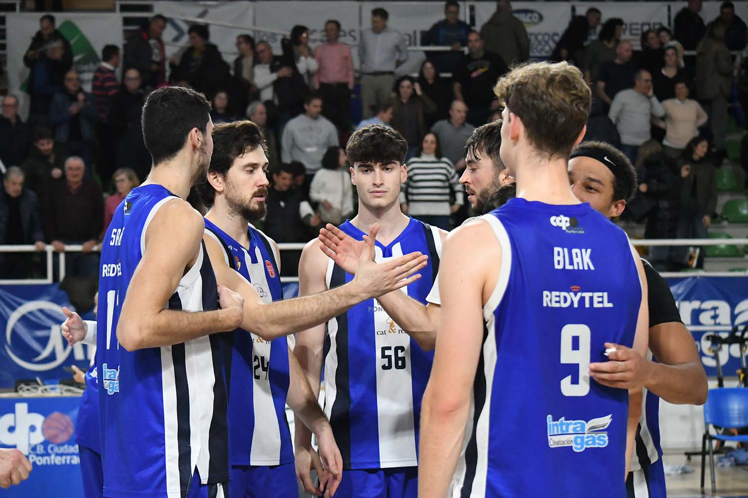 Baloncesto Clínica Ponferrada en un encuentro Baloncesto Clínica Ponferrada en un encuentro