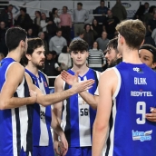 Baloncesto Clínica Ponferrada en un encuentro Baloncesto Clínica Ponferrada en un encuentro