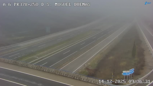 Niebla en San Miguel de las Dueñas Niebla en San Miguel de las Dueñas