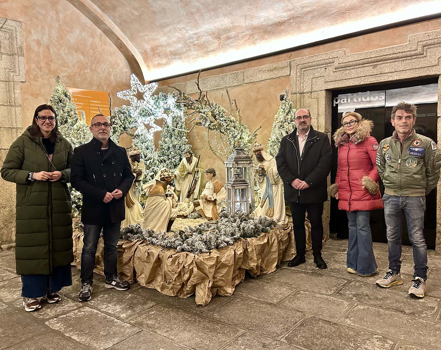 Inauguración del Belén del ayuntamiento de Ponferrada Inauguración del Belén del ayuntamiento de Ponferrada