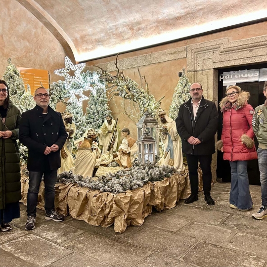 Ponferrada dedica el Belén del Ayuntamiento a la memoria de Manuel Cachafeiro Ponferrada dedica el Belén del Ayuntamiento a la memoria de Manuel Cachafeiro